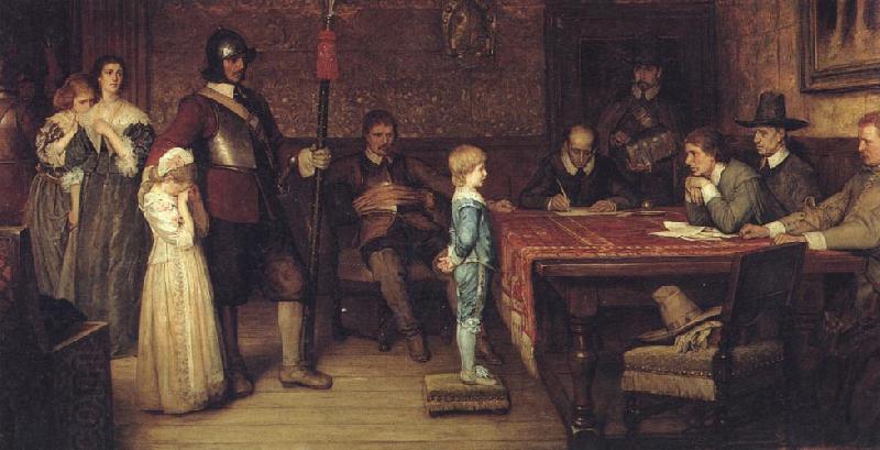 William Frederick Yeames,RA And When Did You Last See Your Father China oil painting art
